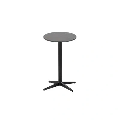Cane-line Drop Round Cafe Table In Lava Gray