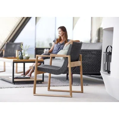 Cane-line Endless Patio Chair In Natural