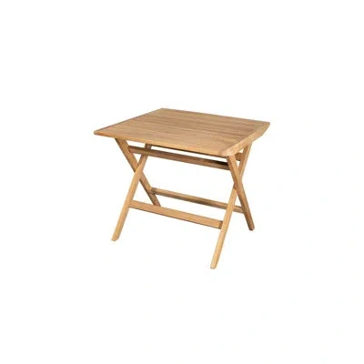 Cane-line Flip Folding Solid Wood Dining Table In Brown