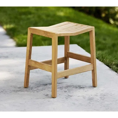 Cane-line Flip Solid Wood Accent Stool