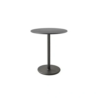 Cane-line Go Metal Coffee Table In Light Gray,lava Gray