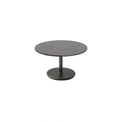 Cane-line Go Round Coffee Table Small - Lava Gray/dark Gray