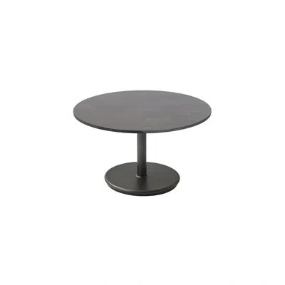 Cane-line Go Round Coffee Table Small - Lava Gray/dark Gray