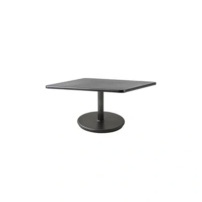 Cane-line Go Small Metal Coffee Table In Lava Gray,lava Gray