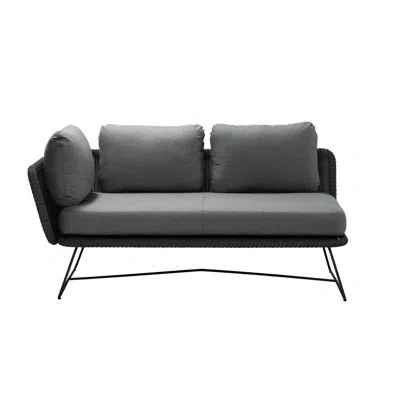 Cane-line Horizon 2-seater Loveseat In Gray
