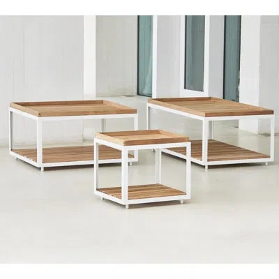 Cane-line Level Coffee Table In Lava Gray