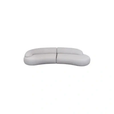 Cane-line Mellow Sofa W/right Long & Left Short Backrest In Gray