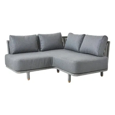 Cane-line Moments Corner Module In Gray
