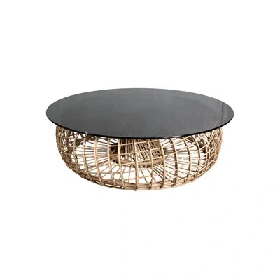 Cane-line Nest Footstool/coffee Table Large In Natural