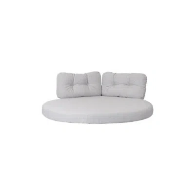Cane-line Ocean Large Daybed Cushion Set In White Gray Polypropylene,olefin