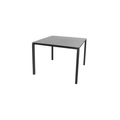 Cane-line Pure Dining Table In Lava Gray,basalt Gray