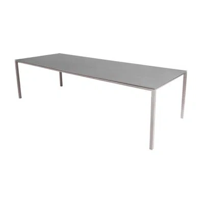Cane-line Pure Dining Table In Taupe,basalt