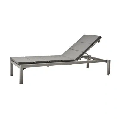 Cane-line Relax Sunbed - Gray/gray In Gray,light Gray