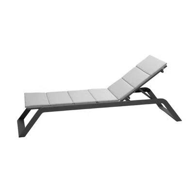 Cane-line Siesta Reclining Sun Lounger In Black