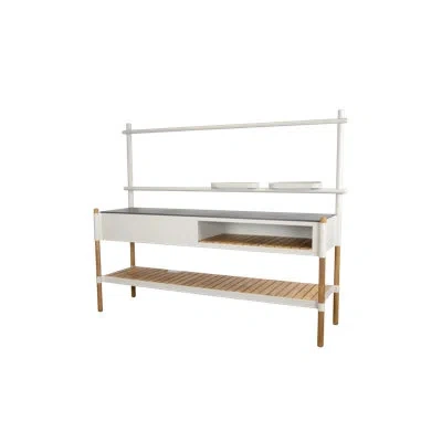 Cane-line Sticks Kitchen Module Wall System In Sand