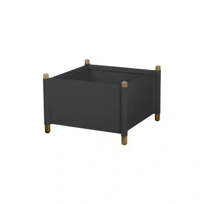 Cane-line Sticks Planter Box In Lava Gray