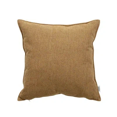 Cane-line Wove Indoor/outdoor Square Pillow Cover & Insert In Yellow