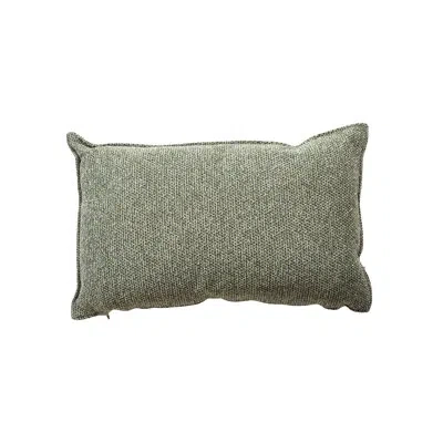 Cane-line Wove Outdoor Lumbar Pillow Cover & Insert In Dark Green