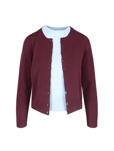 CANESSA CASHMERE TWINSET" BROWN CARDIGAN