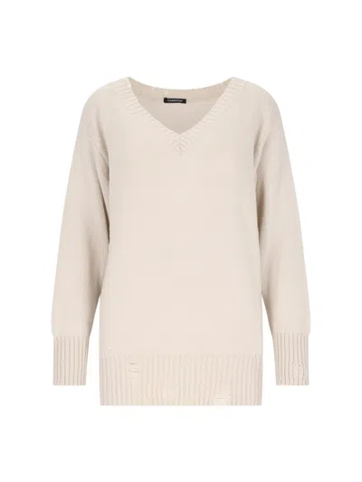CANESSA DESTROYED DETAIL SWEATER