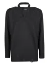 Canessa Distressed Cashmere Sweater In Black
