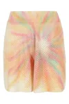 Canessa Handmade Cashmere Kai Shorts With Unique Perforated Knit