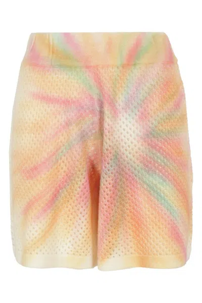 CANESSA HANDMADE CASHMERE KAI SHORTS WITH UNIQUE PERFORATED KNIT