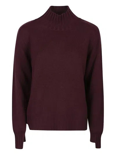 Canessa Diadem Volcano Cashmere Sweater In Brown