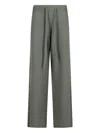 Canessa Janus Elastic-waist Trousers In Green