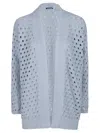 Canessa Sea Fern Oversized Cardigan In Island Vibes