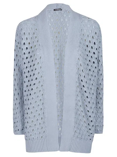 Canessa Sea Fern Oversized Cardigan In Blue