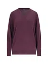 Canessa V-neck Sweater In Purple Cashmere Purple In Purple