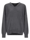 Canessa V-neck Jumper In Gray