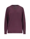 Canessa V-neck Sweater In Purple Cashmere Purple In Purple