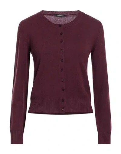 Canessa Woman Cardigan Plum Size 0 Cashmere In Purple