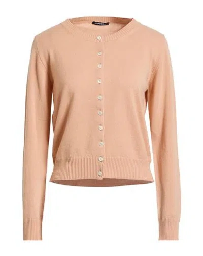 Canessa Woman Cardigan Sand Size 2 Cashmere In Neutral