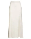 Canessa Woman Maxi Skirt Ivory Size 2 Cashmere In White