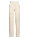 Canessa Woman Pants Cream Size 2 Cotton In White