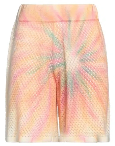 CANESSA CANESSA WOMAN SHORTS & BERMUDA SHORTS APRICOT SIZE 0 CASHMERE
