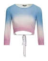 Canessa Woman Sweater Azure Size 2 Cashmere In Multi