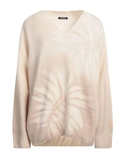 Canessa Woman Sweater Ivory Size 4 Cashmere In Pink