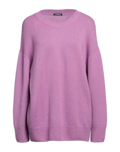 Canessa Woman Sweater Mauve Size M Cashmere In Purple