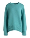 Canessa Woman Sweater Turquoise Size 1 Cashmere In Blue