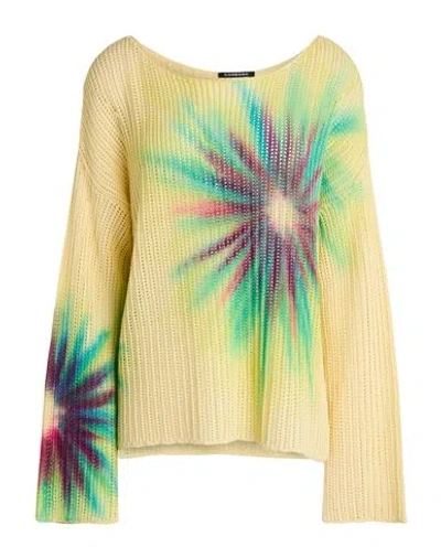 Canessa Woman Sweater Yellow Size 3 Cotton