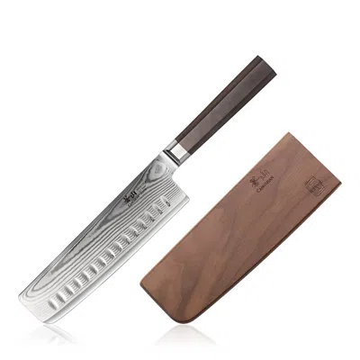Cangshan Cagshan Maya 7 Nakiri Knife In Brown