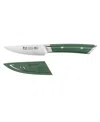 Cangshan Canghshan Helena Series 3.5" Paring Knife With Sheath In Green