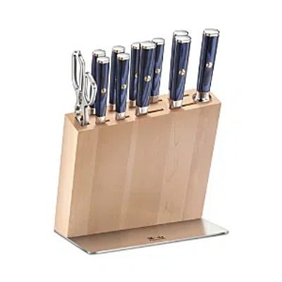 Cangshan Kita Blue 12-piece Knife Block Set