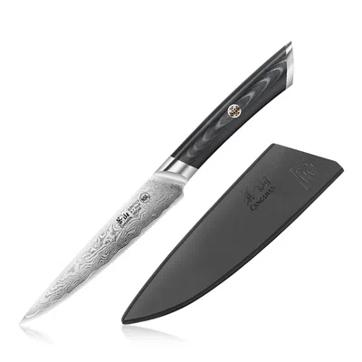 Cangshan Kuro 5 Serrated Utility Knife In Gray