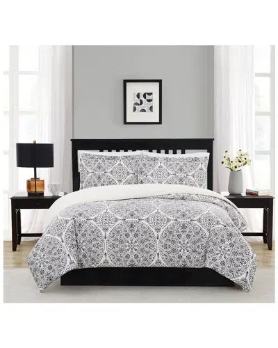 Cannon 3pc Duvet Cover Set In Gray