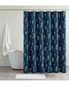 Cannon Avery Floral Shower Curtain In Blue